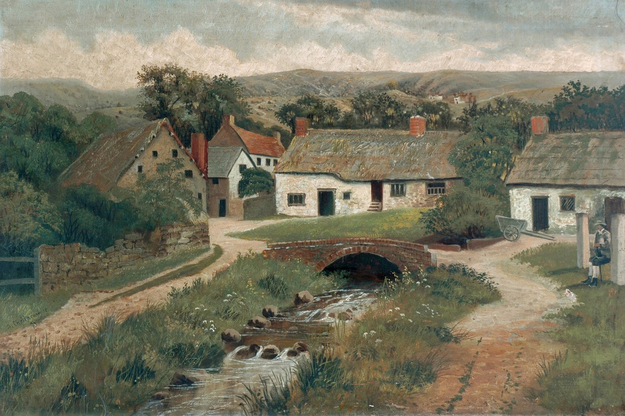 Most Ilkley, 1893 r. autorstwa Fred Challacombe