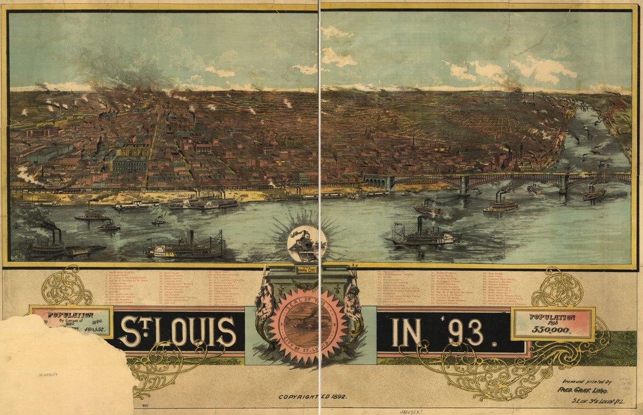 St. Louis w 1993 roku. autorstwa Fred Graf