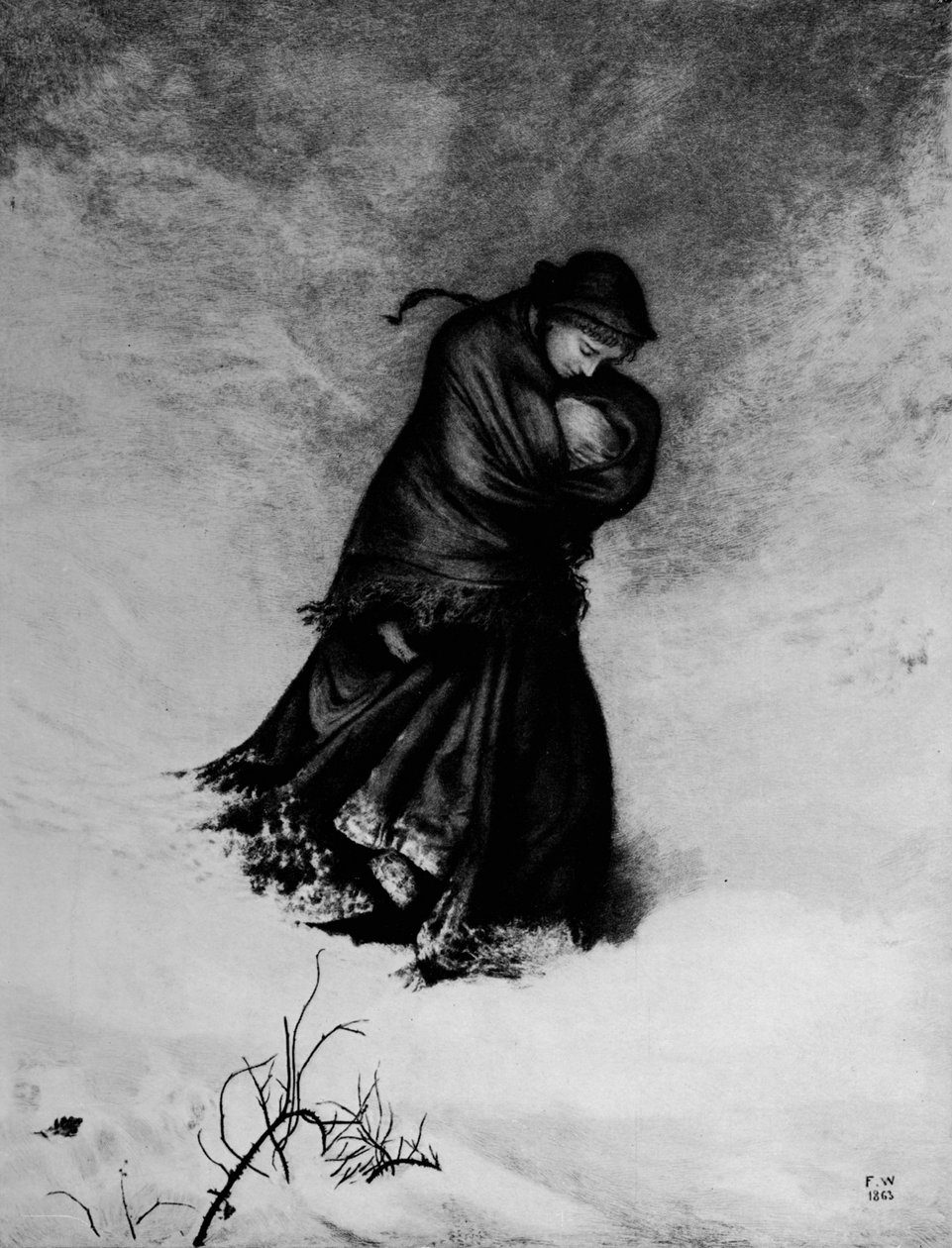 „Zagubiona ścieżka”, 1863, 1912 autorstwa Fred Walker