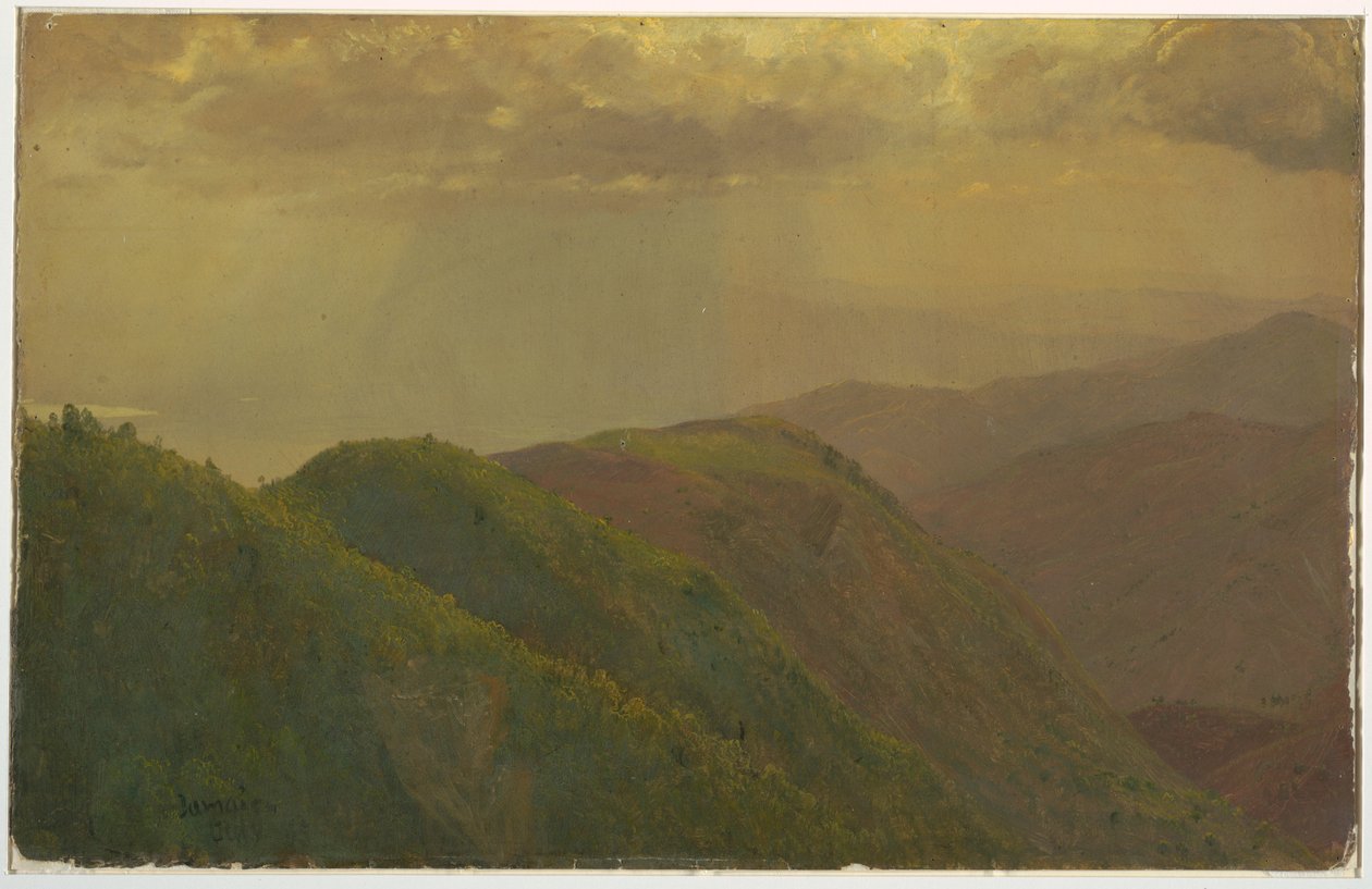 Krajobraz na Jamajce, Indie Zachodnie autorstwa Frederic Edwin Church