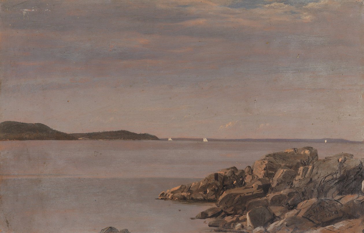 Góra Pustynna Wyspa, Wybrzeże Maine autorstwa Frederic Edwin Church