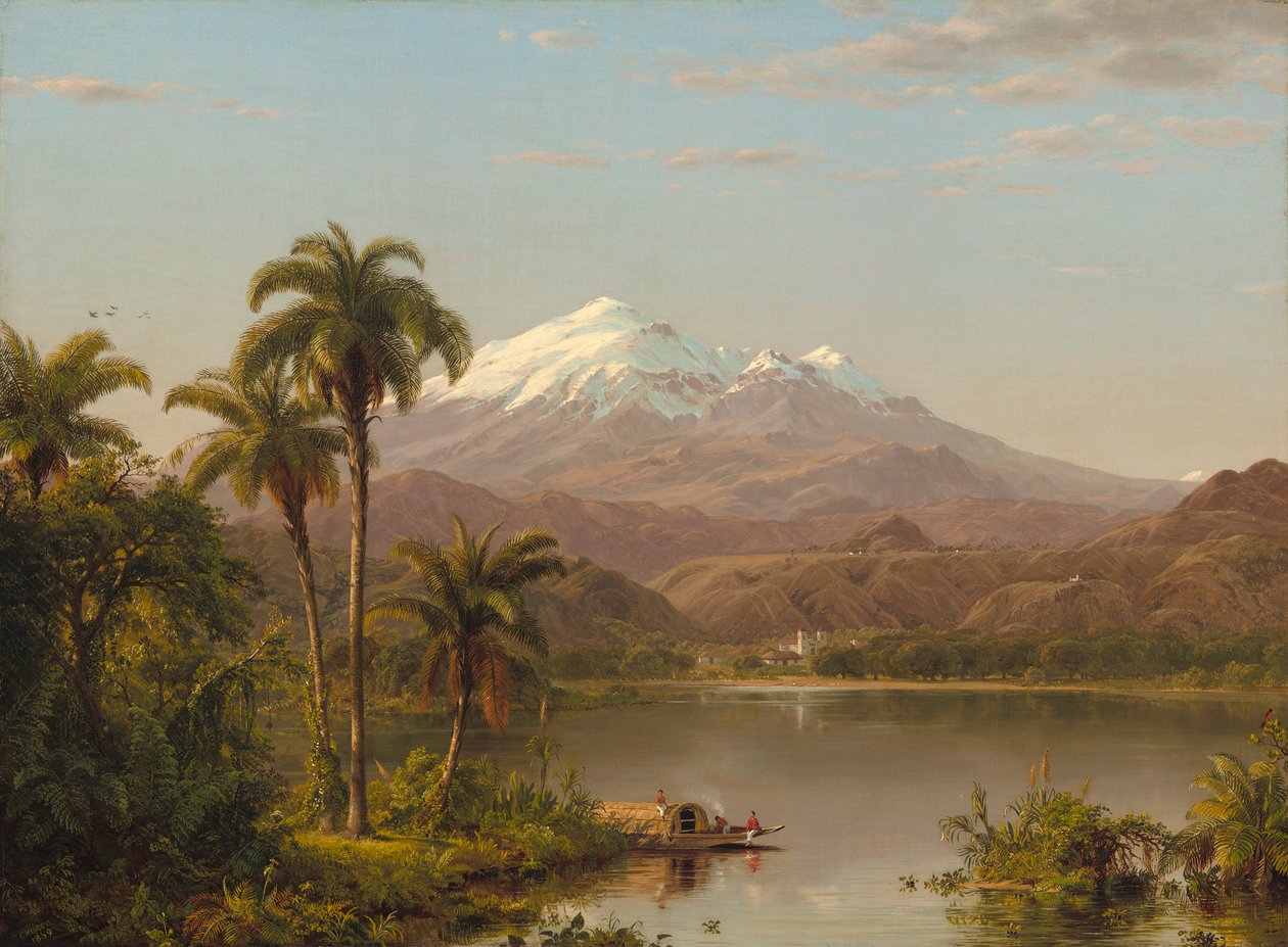 Palmy Tamaca, 1854 autorstwa Frederic Edwin Church