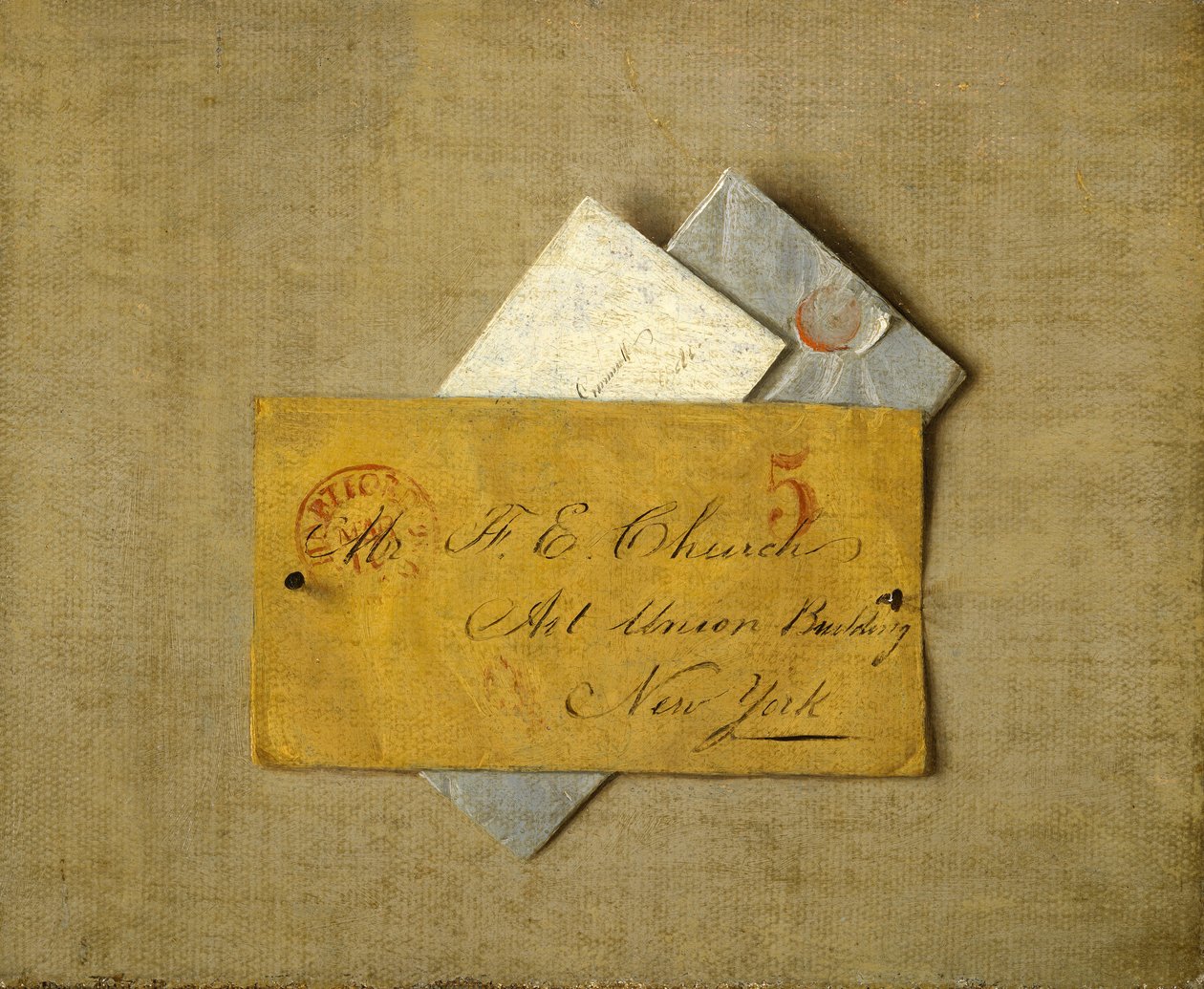 Zemsta listowa, przed 1892 r autorstwa Frederic Edwin Church