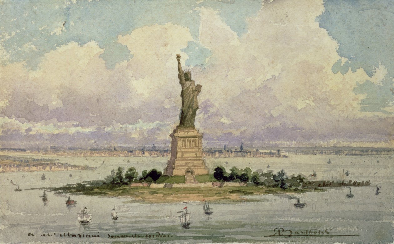 Statua Wolności autorstwa Frederic Auguste Bartholdi