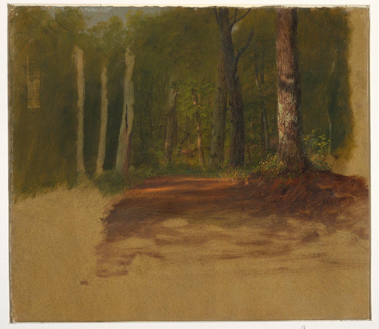 Droga do lasu autorstwa Frederic Edwin Church