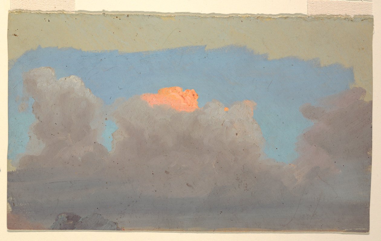 Badanie chmury autorstwa Frederic Edwin Church