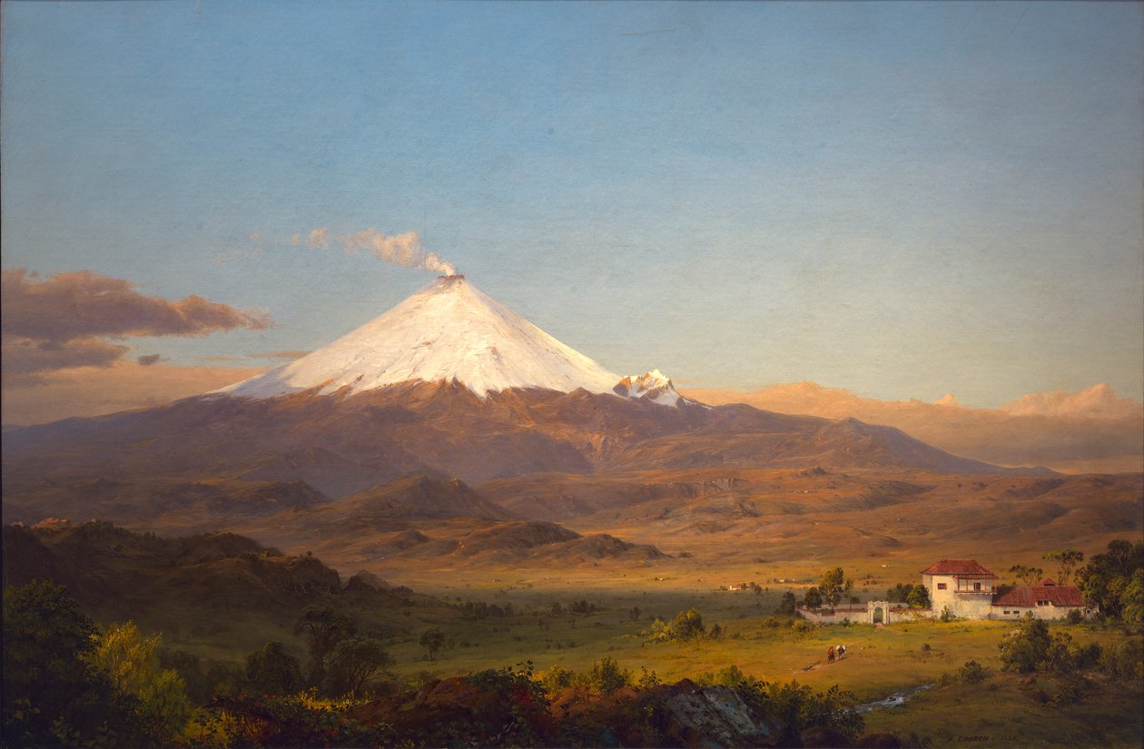 Cotopaxi, 1855. autorstwa Frederic Edwin Church