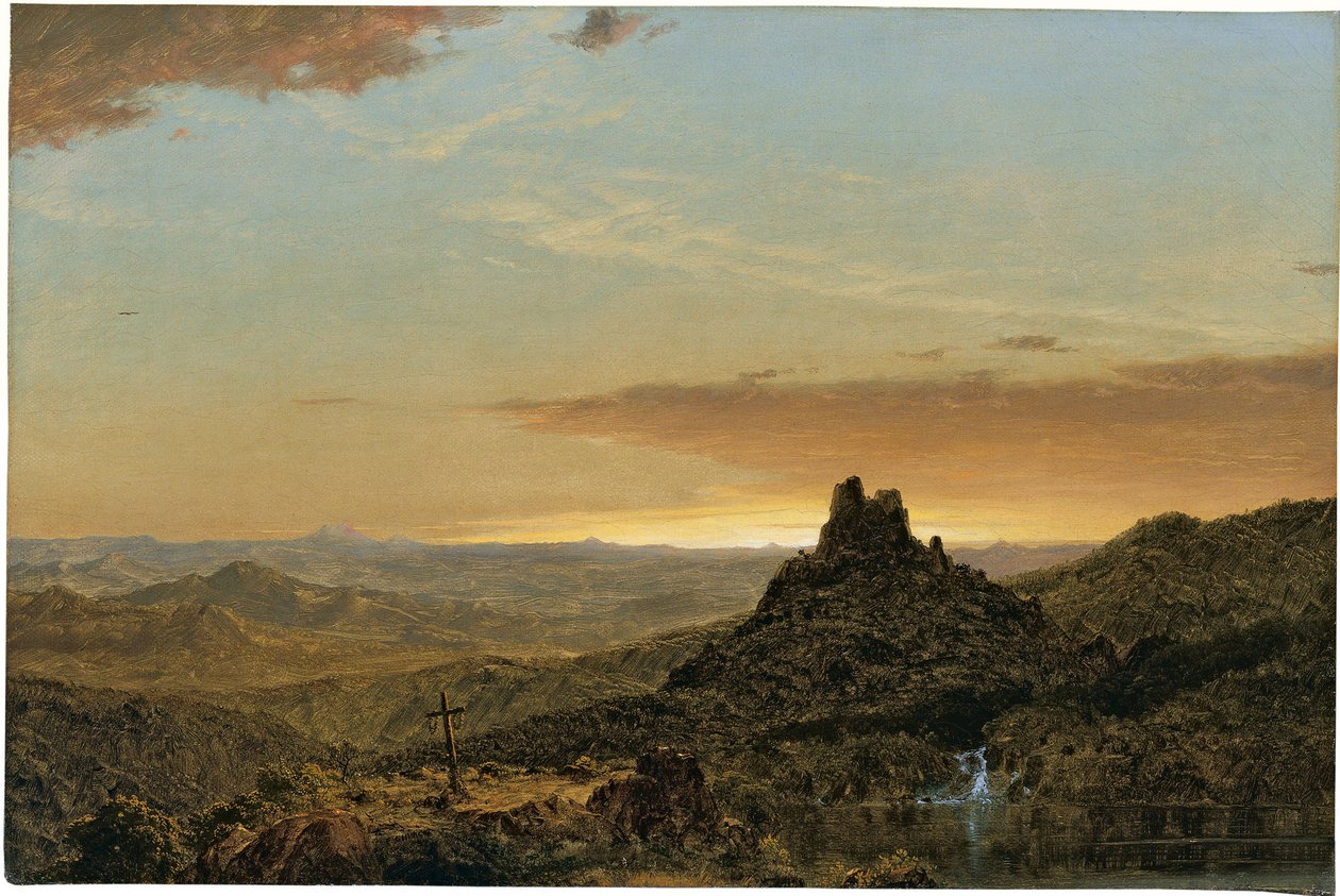 Krzyż na pustyni autorstwa Frederic Edwin Church