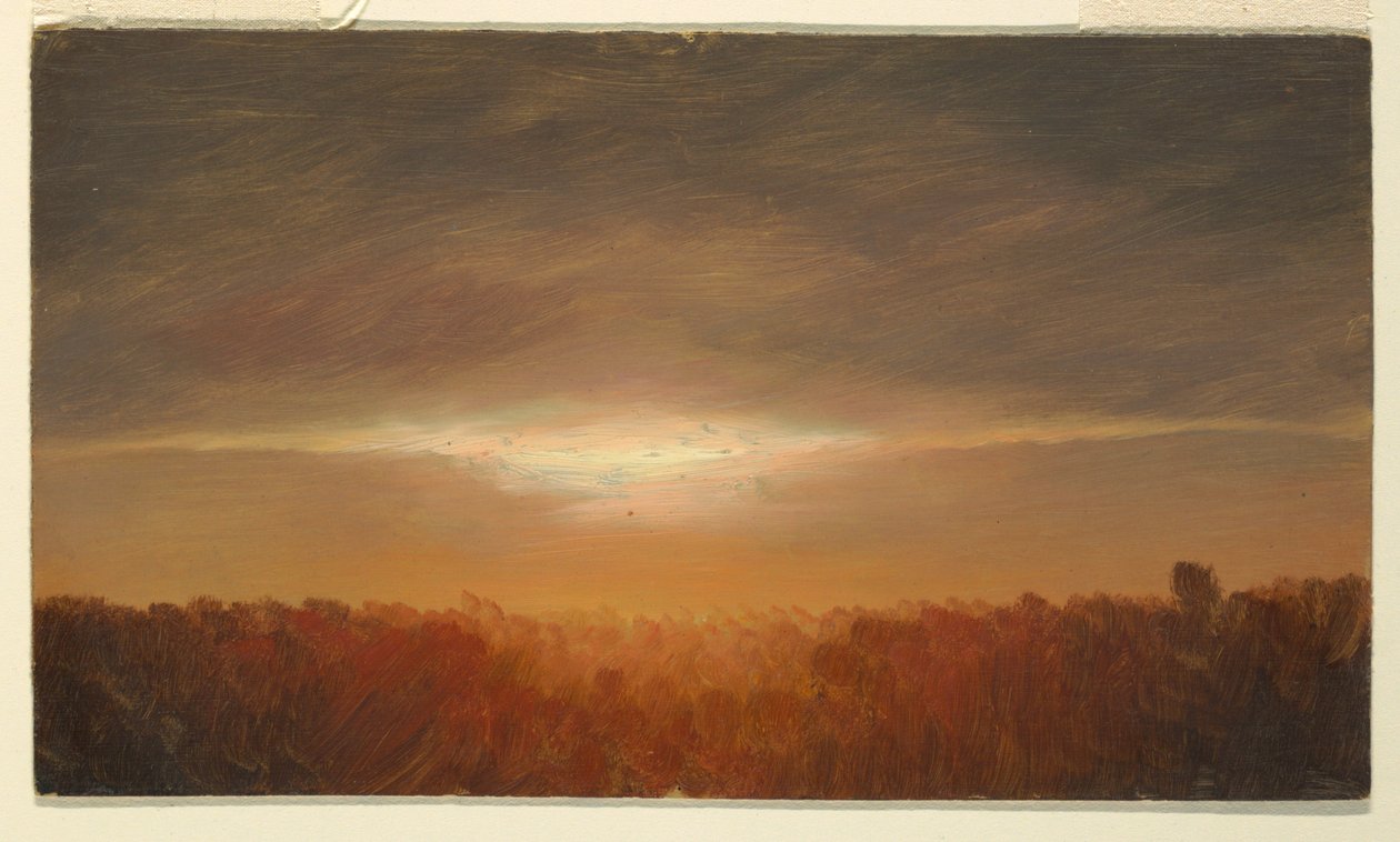 Rysunek, Studium chmur, 1865 autorstwa Frederic Edwin Church