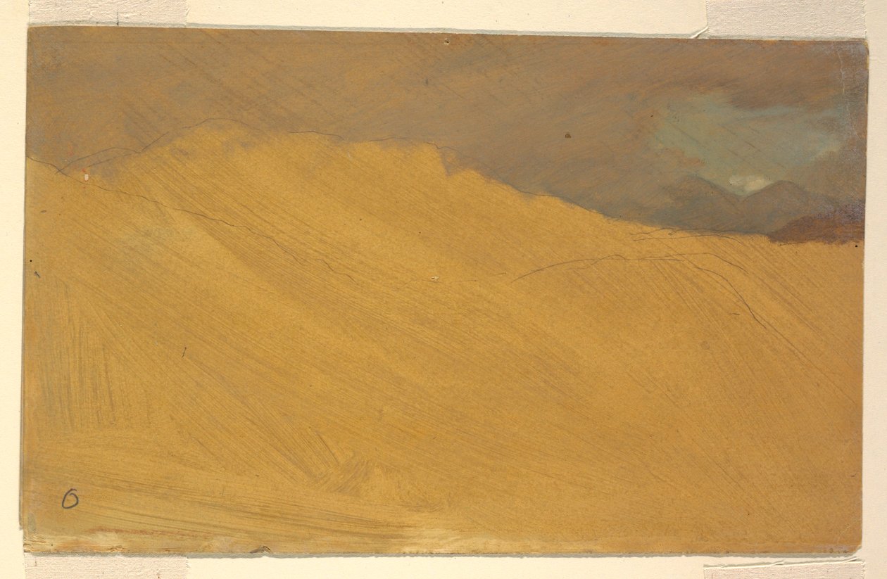 Rysunek, Pejzaż górski, 1860-70 autorstwa Frederic Edwin Church