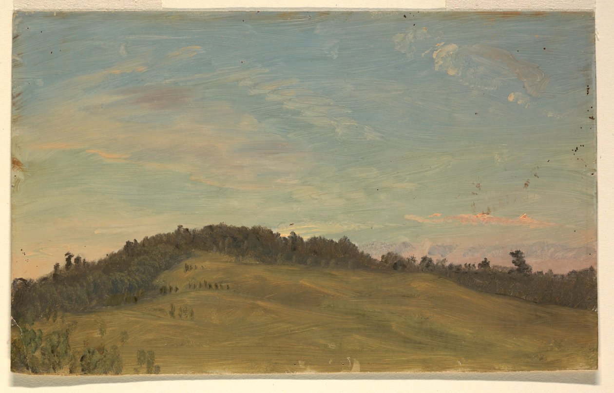 Rysunek, Pejzaż letni, 1870-80 autorstwa Frederic Edwin Church