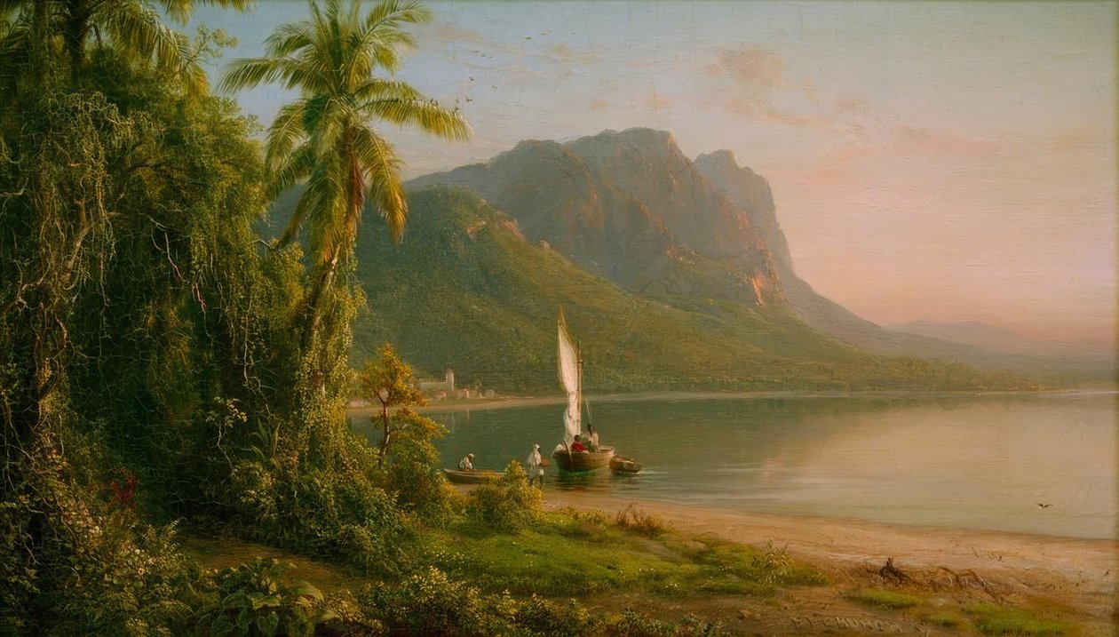 Jamajka autorstwa Frederic Edwin Church