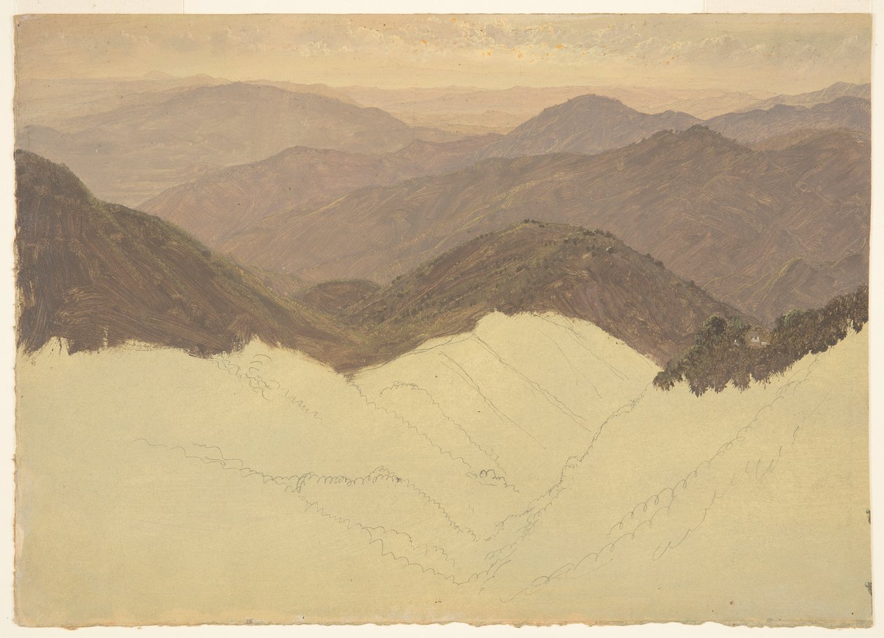 Krajobraz autorstwa Frederic Edwin Church