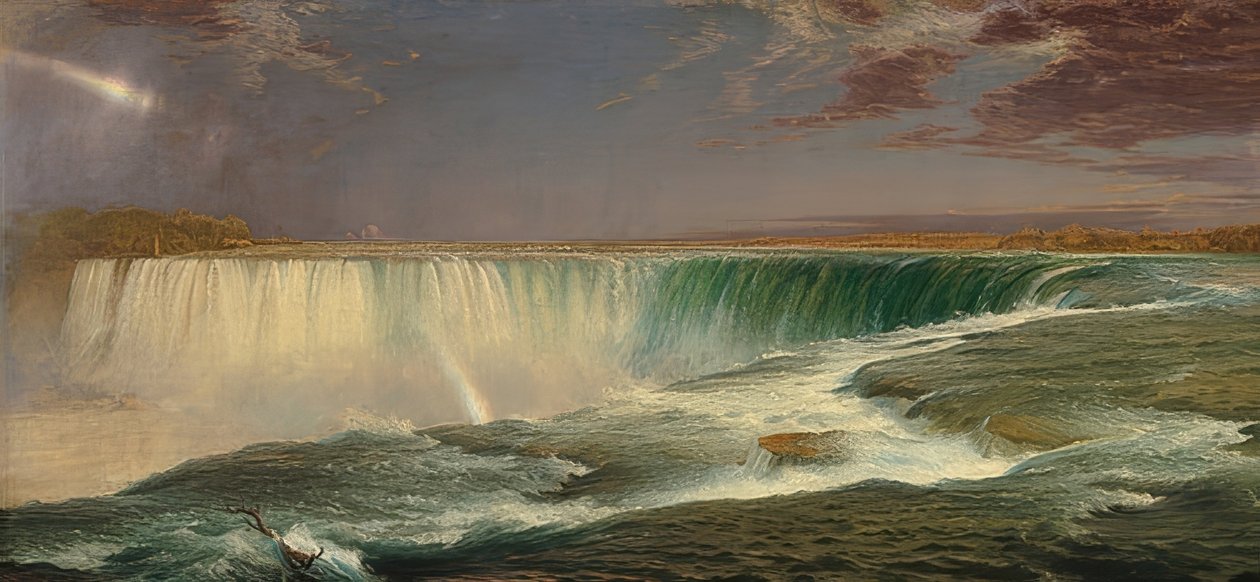 Niagara. 1857 autorstwa Frederic Edwin Church