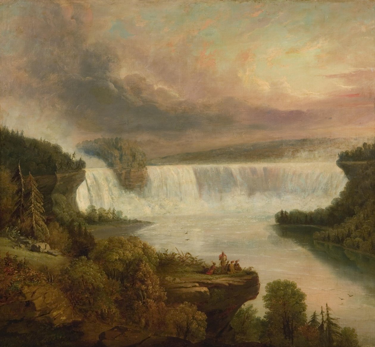 Wodospad Niagara (Wodospad Podkowa) autorstwa Frederic Edwin Church