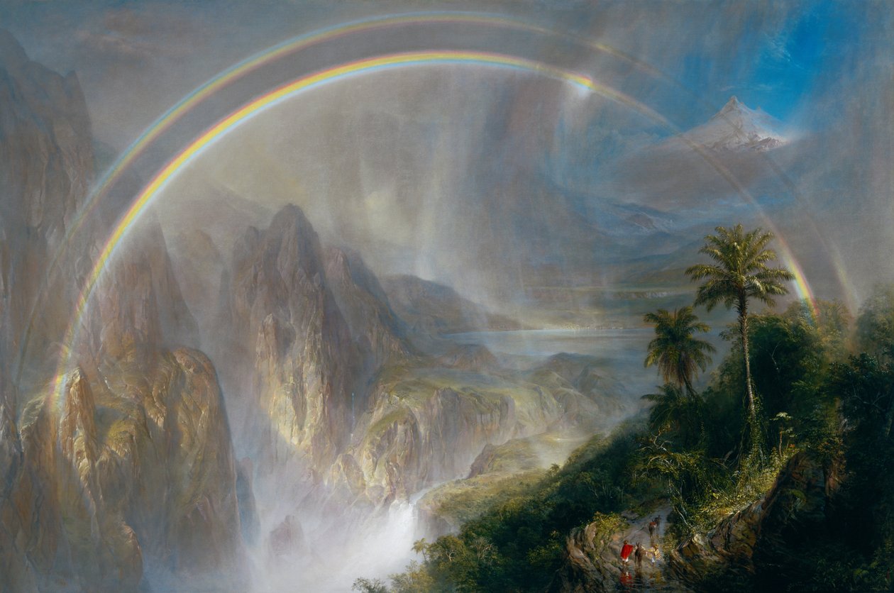 Pora deszczowa w tropikach autorstwa Frederic Edwin Church