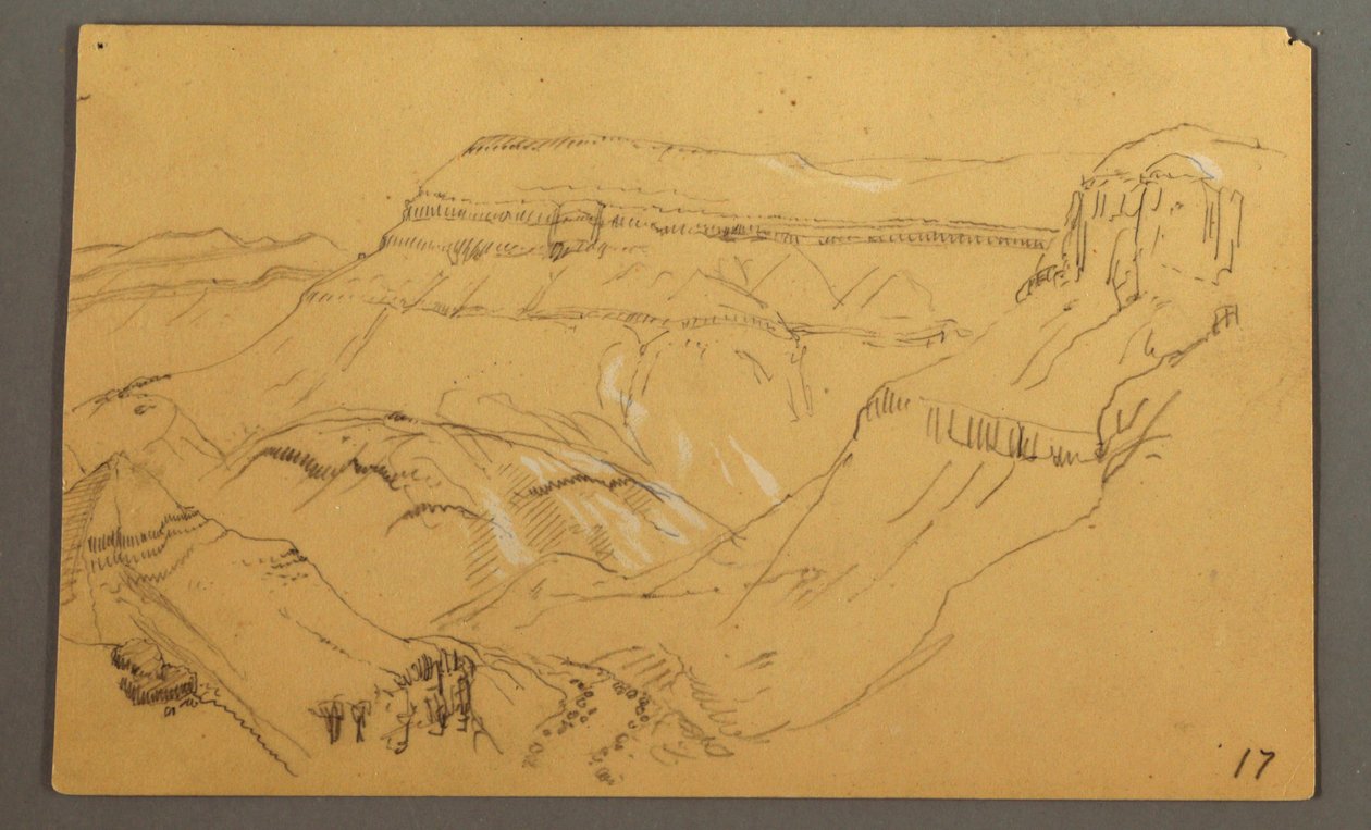 Szkice, Dolina Jemenu, „Arabia” autorstwa Frederic Edwin Church