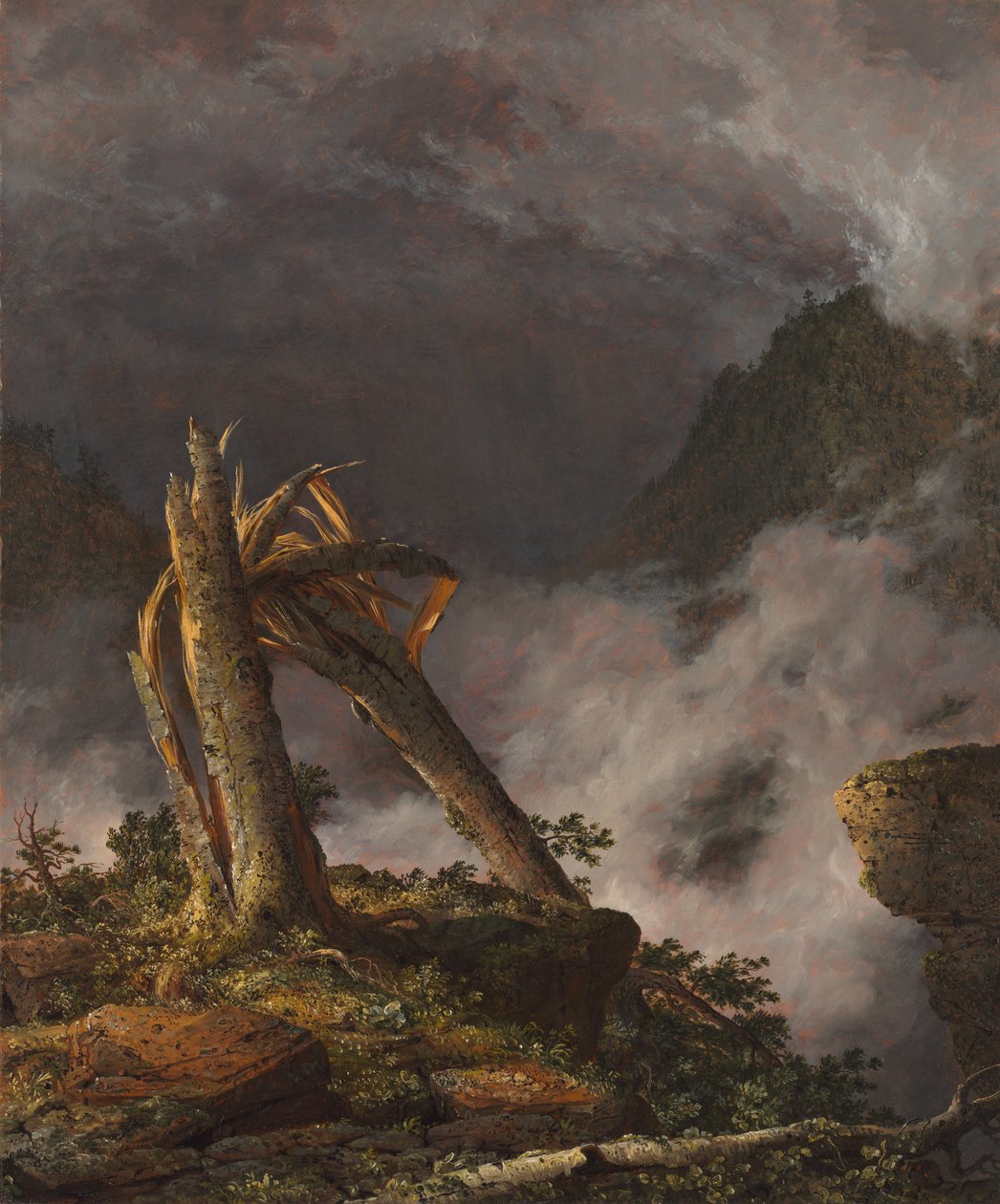 Burza w górach autorstwa Frederic Edwin Church