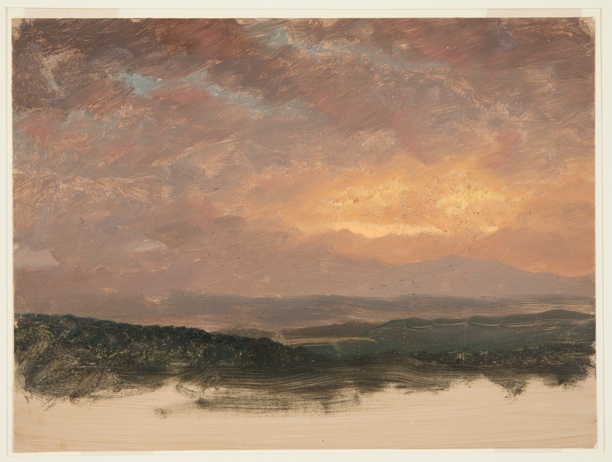 Zachód słońca nad Catskills autorstwa Frederic Edwin Church