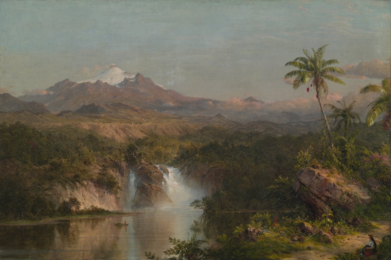 Widok Cotopaxi, 1857. autorstwa Frederic Edwin Church