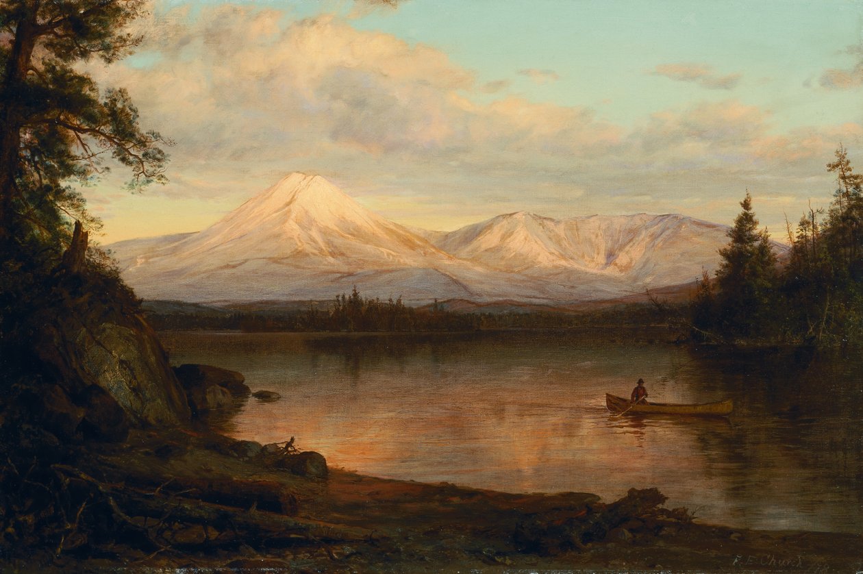 Widok na górę Katahdin autorstwa Frederic Edwin Church
