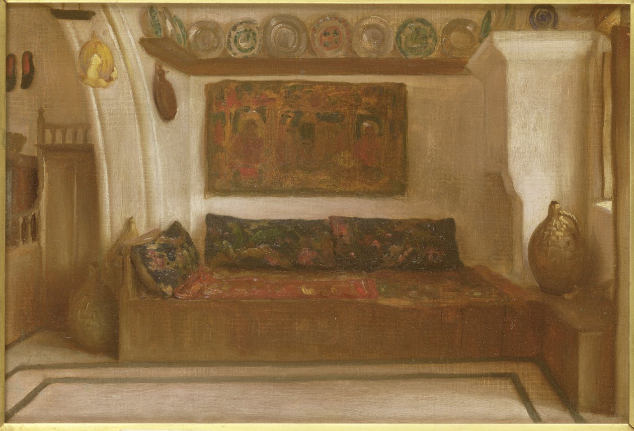 Dom w Lindos, Rodos autorstwa Frederic Leighton