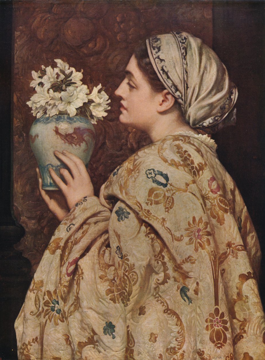 Szlachetna Dama Wenecji, 1866, c1915 autorstwa Frederic Leighton