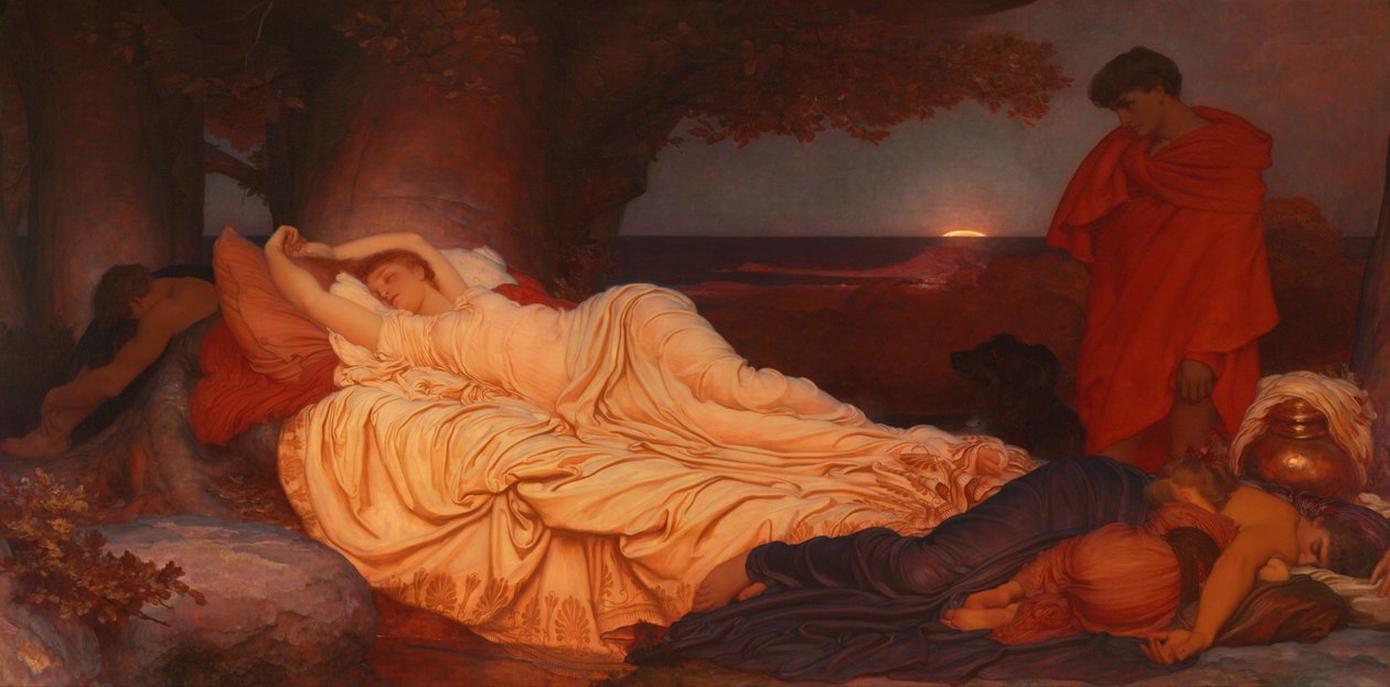 Cymon i Ifigenia, 1884 autorstwa Frederic Leighton