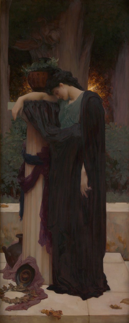 Lachrymae, ok. 1894-95 (olej na płótnie) autorstwa Frederic Leighton