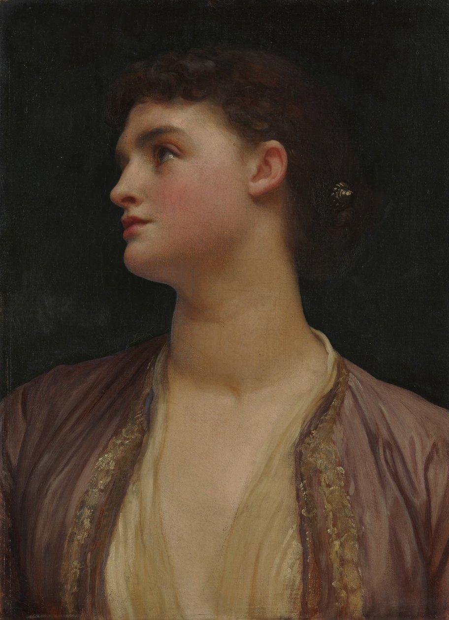 Lucia, prawdopodobnie pod koniec lat 70. XIX wieku. autorstwa Frederic Leighton
