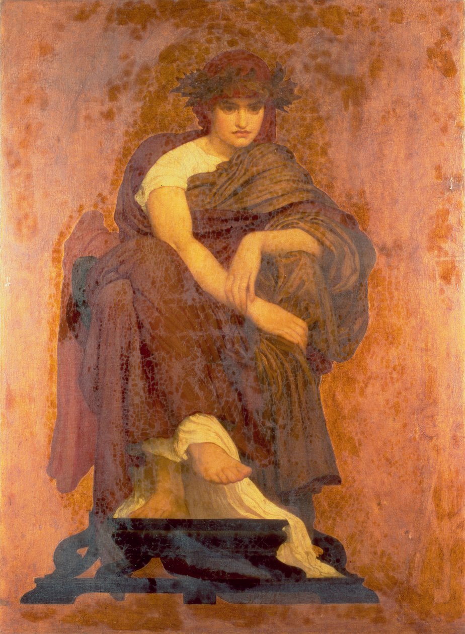 Mnemosyne, Matka Muz autorstwa Frederic Leighton