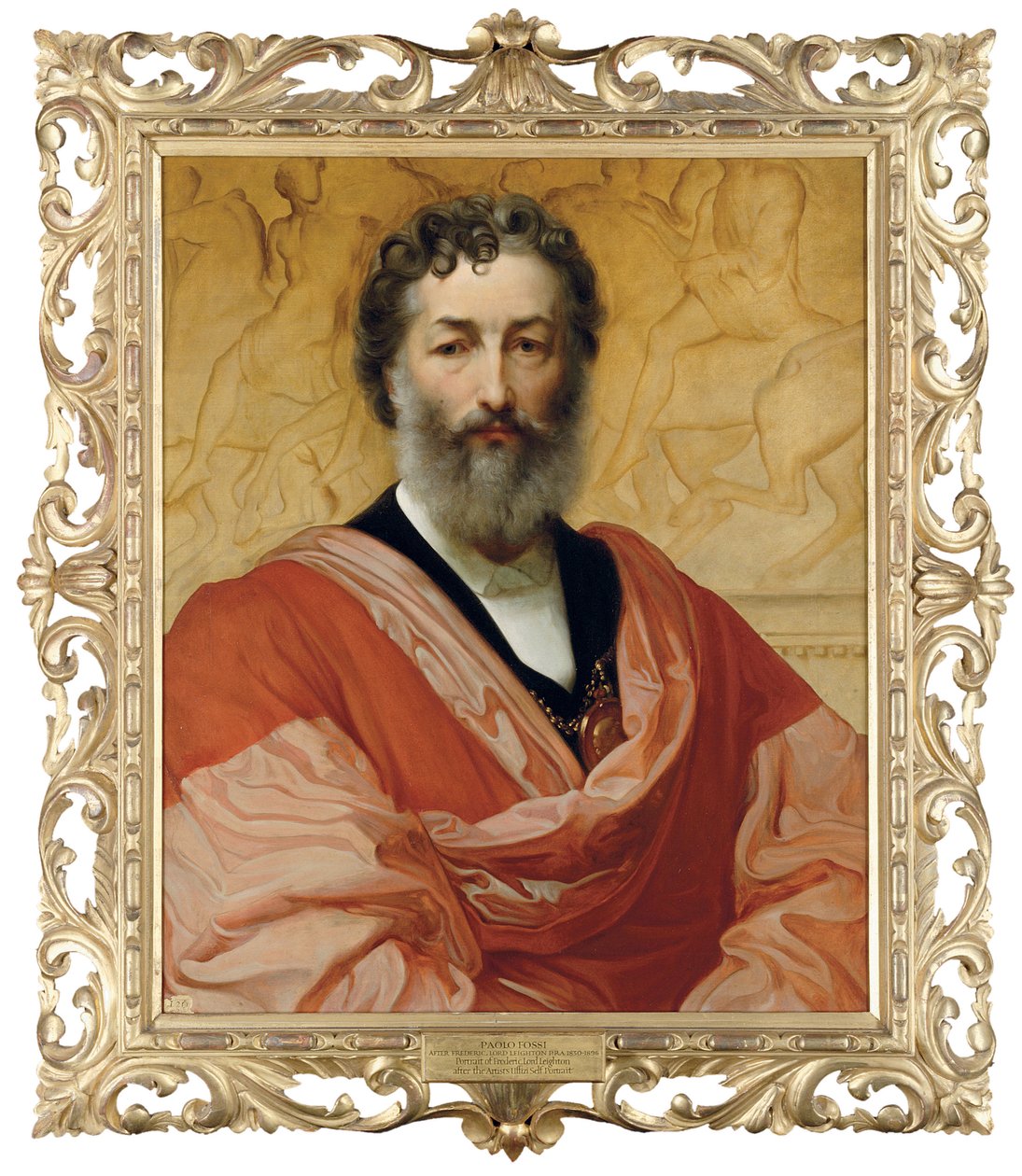 Portret Frederica Leightona autorstwa Frederic Leighton