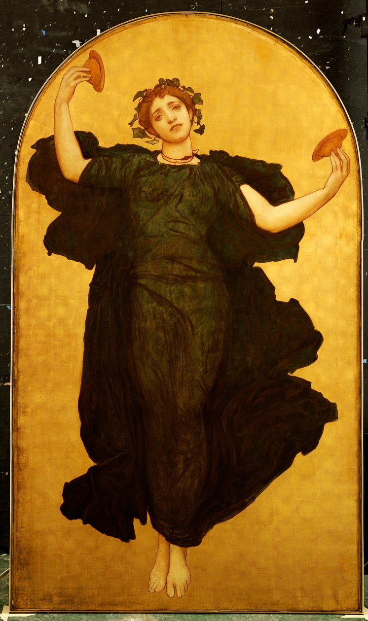 Taniec cymbalistów autorstwa Frederic Leighton