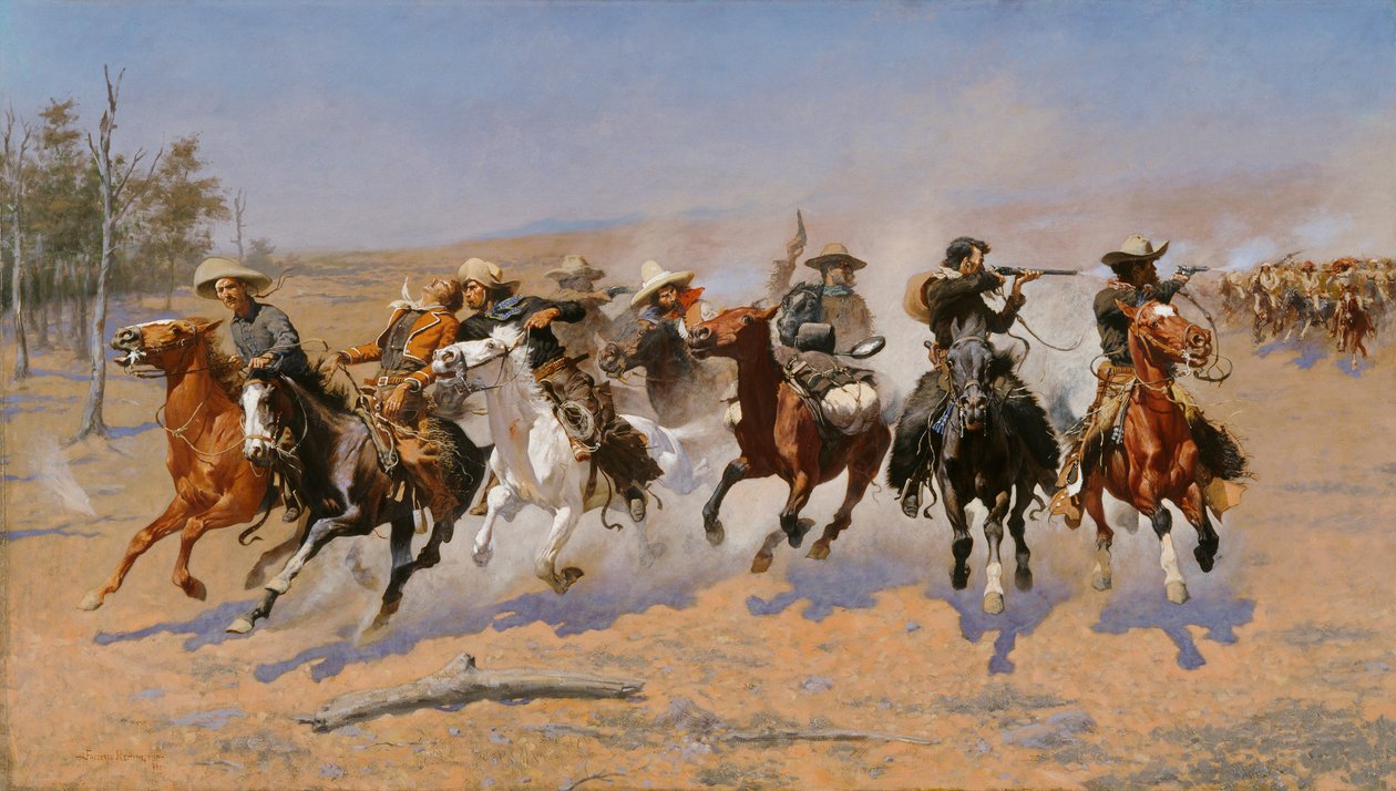 Dash for the Timber autorstwa Frederic Remington