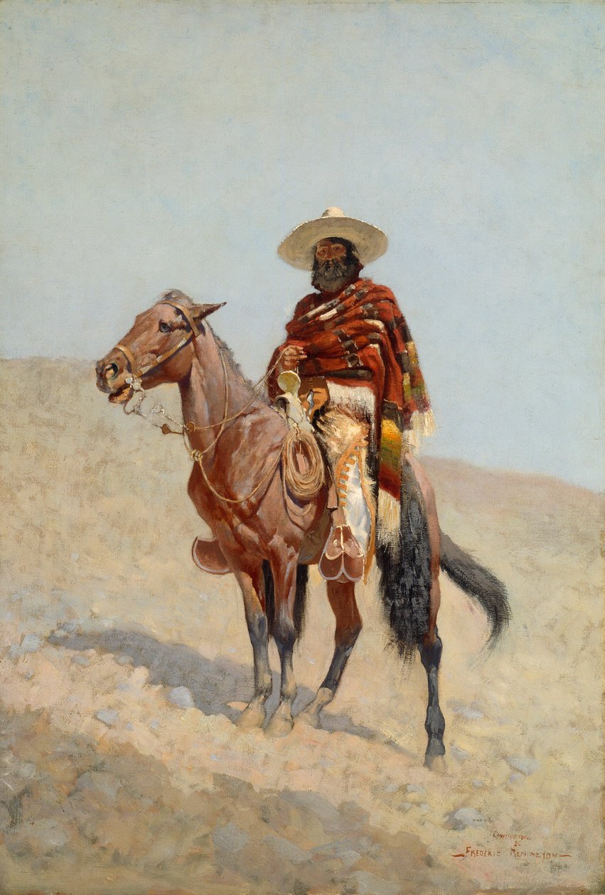 Meksykański Vaquero, 1890. autorstwa Frederic Remington