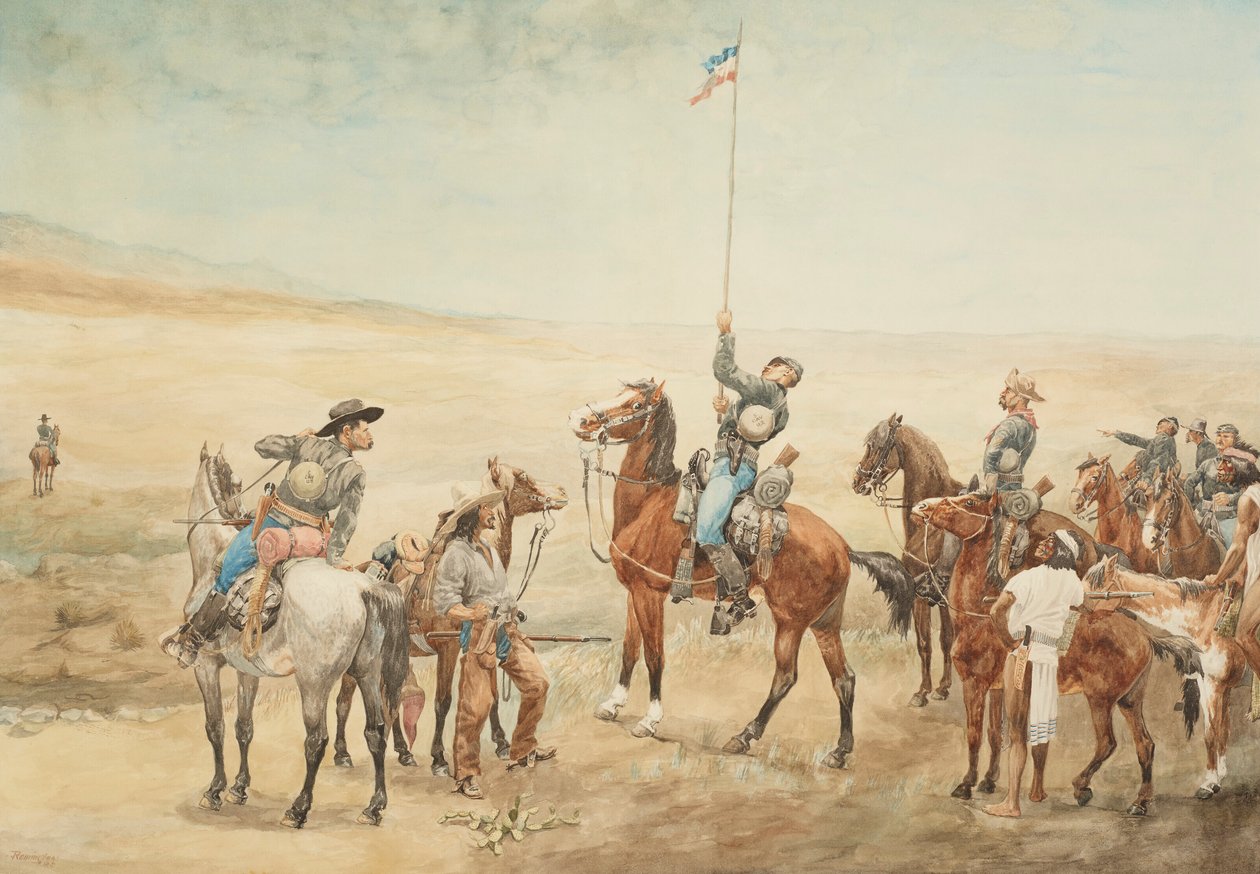 Sygnalizowanie polecenia głównego autorstwa Frederic Remington