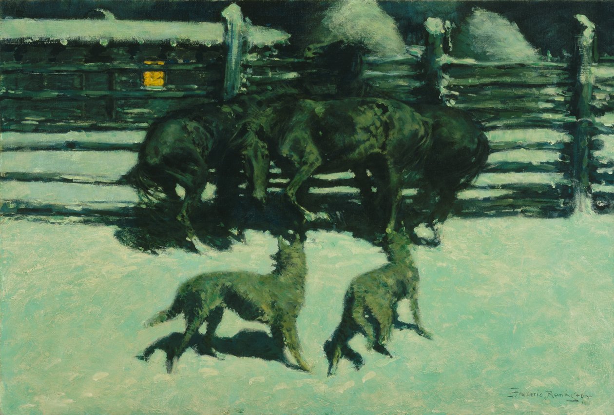 Wezwanie o pomoc autorstwa Frederic Remington
