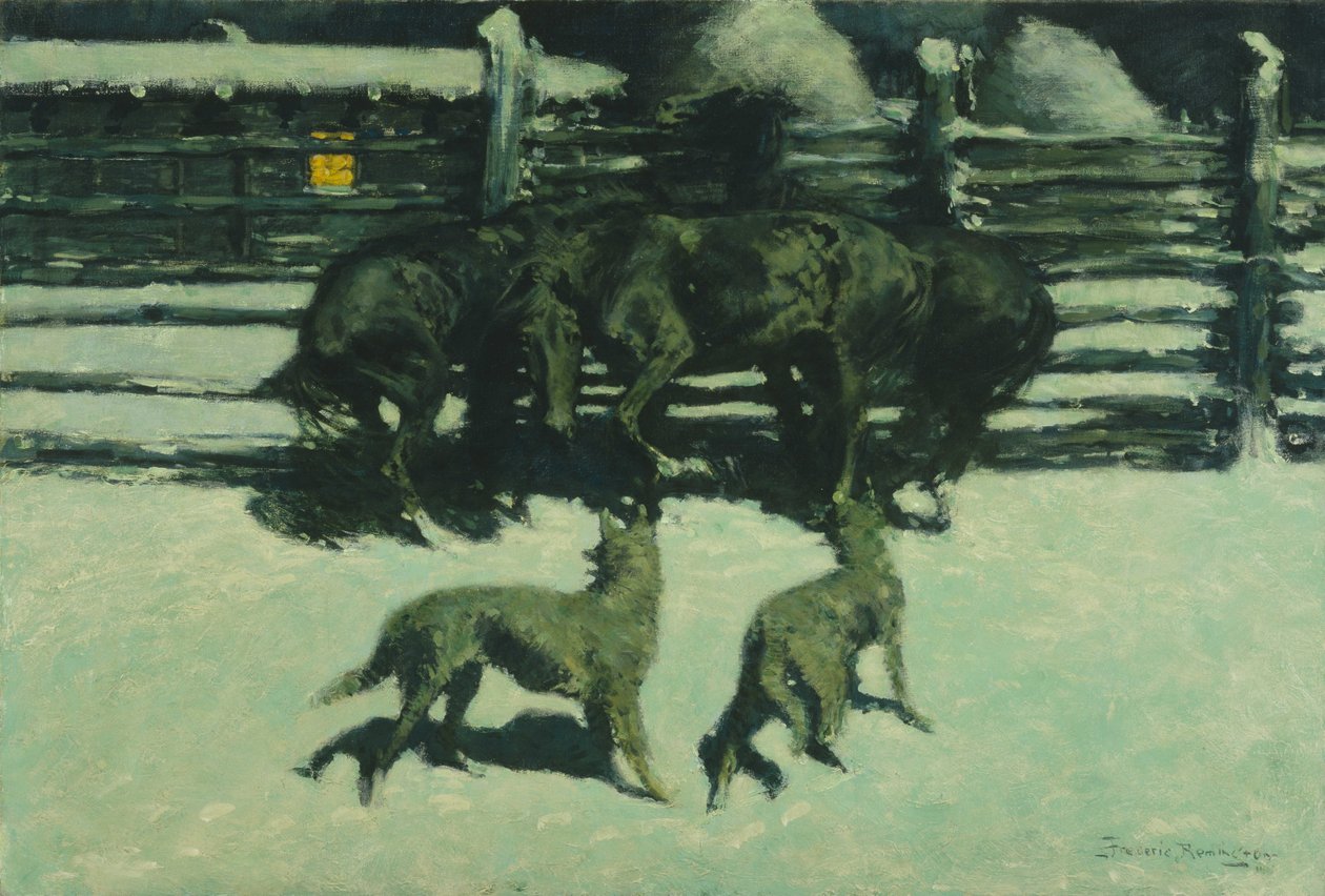 Wezwanie o pomoc autorstwa Frederic Remington
