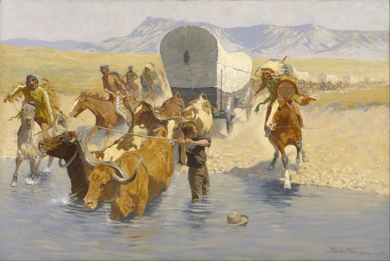 Emigranci autorstwa Frederic Remington