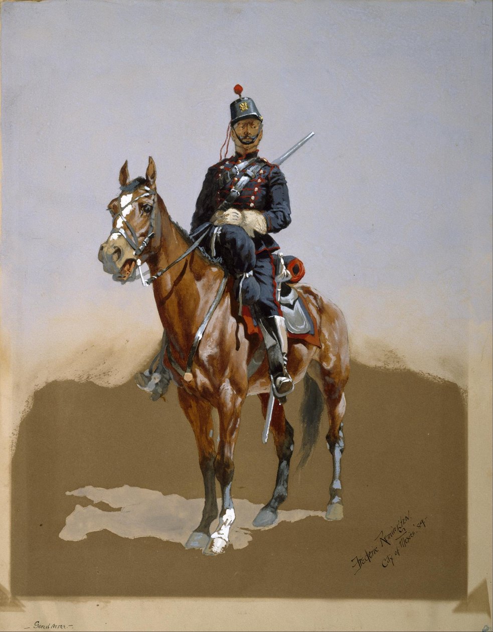 Żandarm autorstwa Frederic Remington