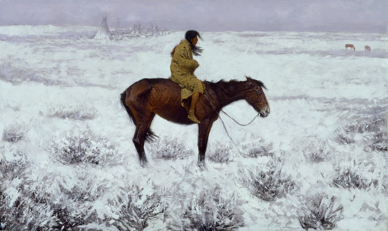 Chłopiec ze stada autorstwa Frederic Remington