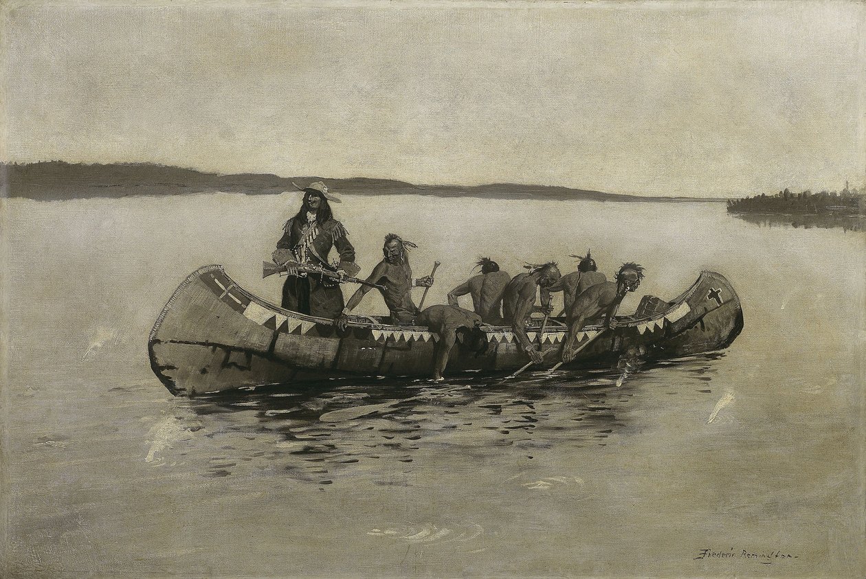 To było fatalne wejście na pokład autorstwa Frederic Remington