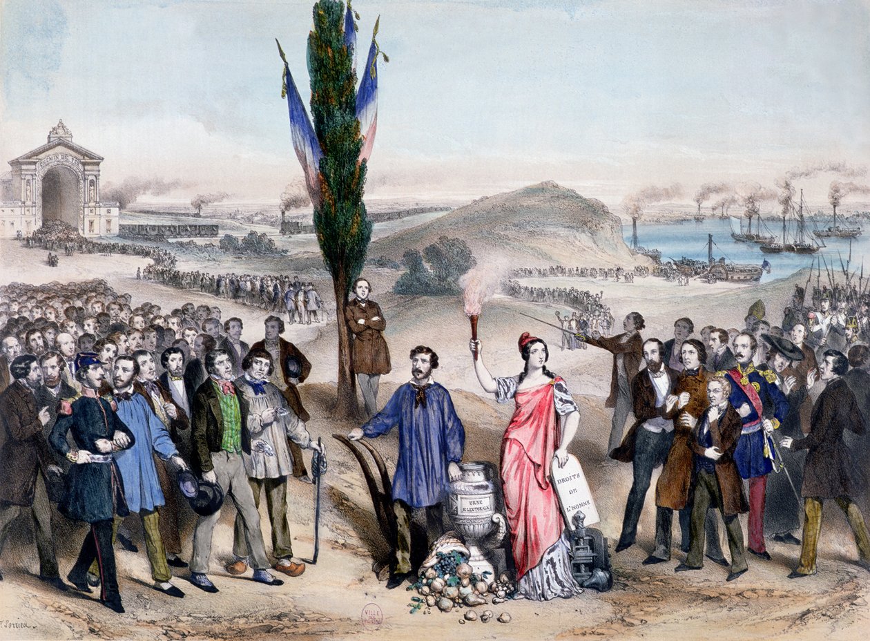 Powszechne prawo wyborcze, 1850 autorstwa Frederic Sorrieu