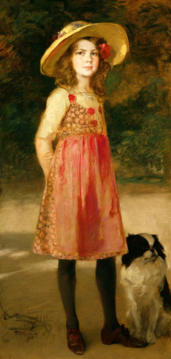 Córka Artysty, Hilde autorstwa Frederich August Kaulbach