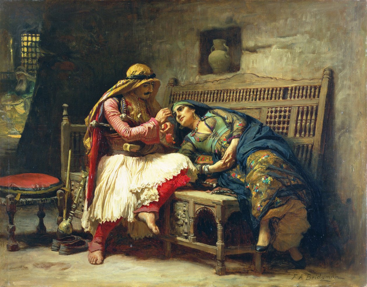Makijaż autorstwa Frederick Arthur Bridgman