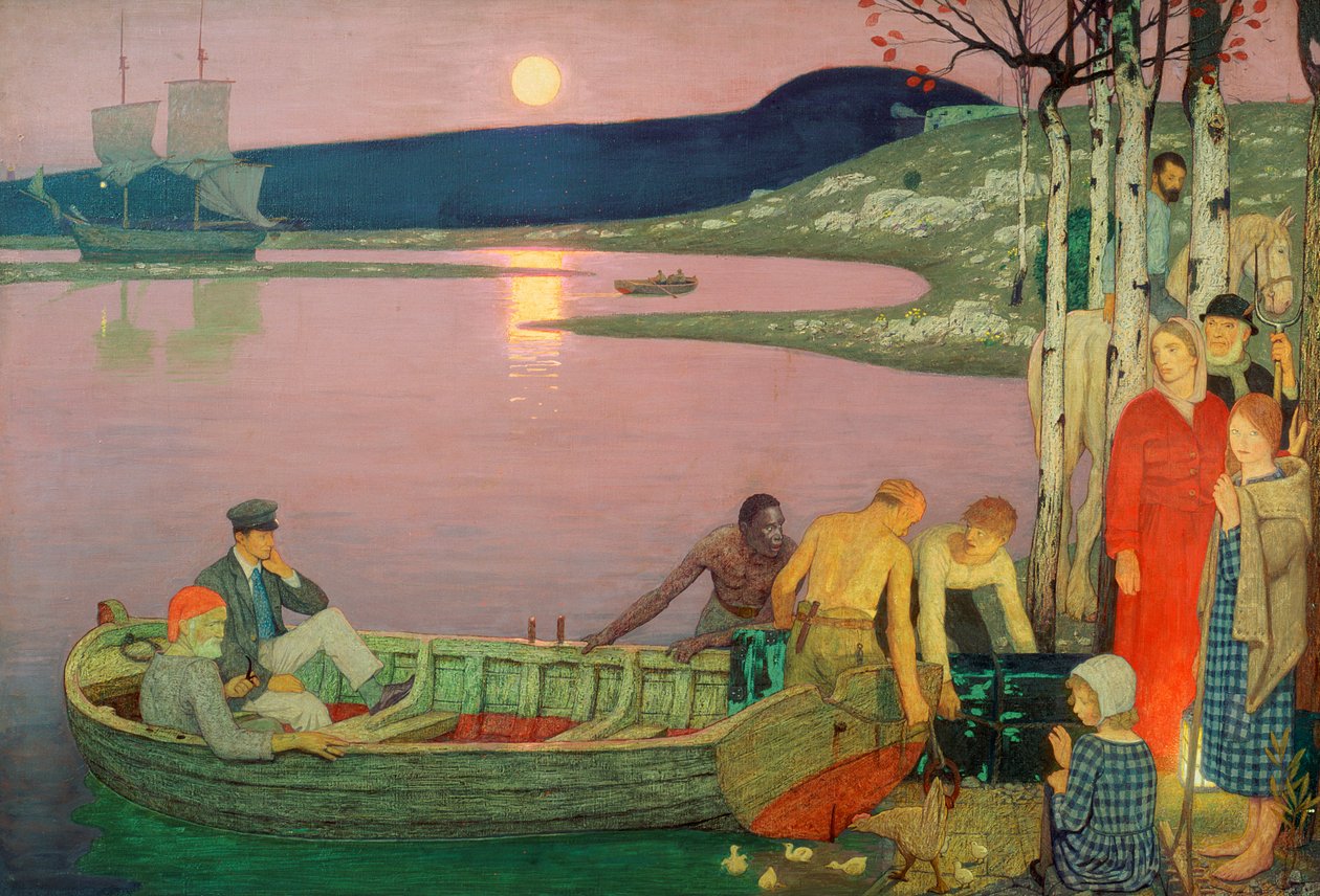 Zew morza, 1925 autorstwa Frederick Cayley Robinson