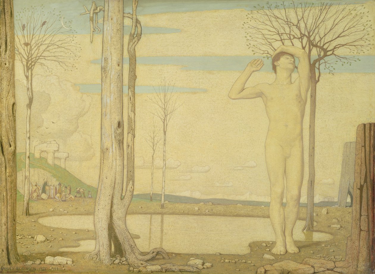 Młodzież, 1923 autorstwa Frederick Cayley Robinson