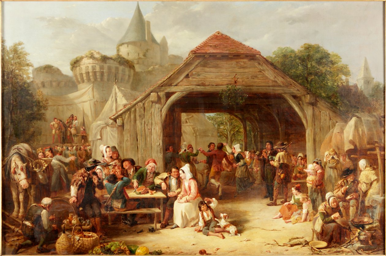 Wesoły, 1841 autorstwa Frederick Goodall
