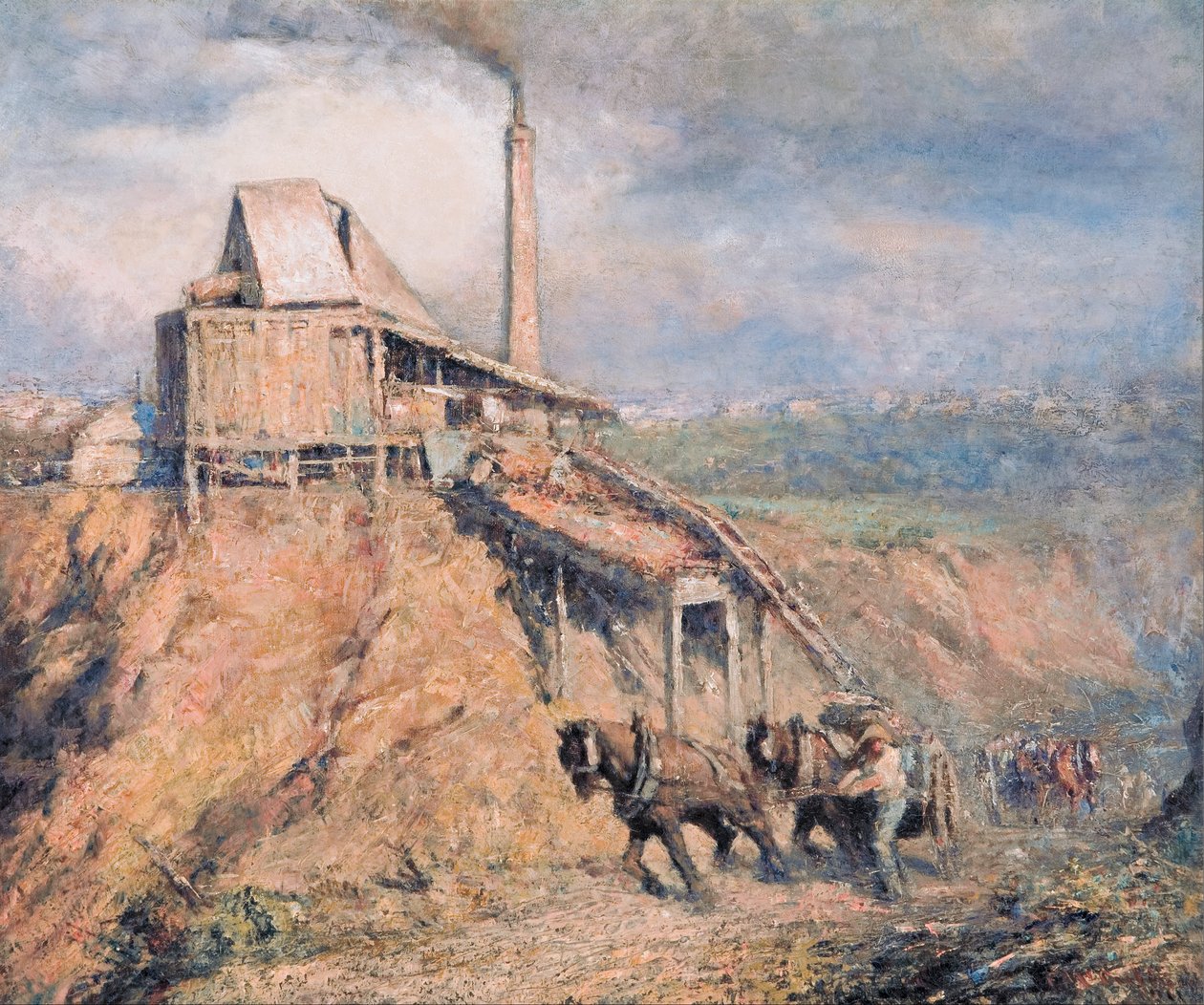 Stara kruszarka do kamienia (kamieniołom) autorstwa Frederick McCubbin
