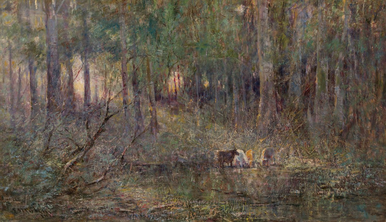 Fioletowy i złoty autorstwa Frederick McCubbin